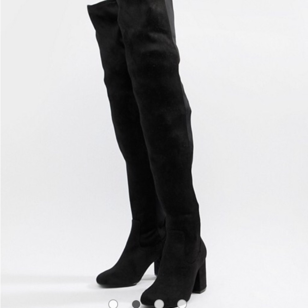ASOS Black Over-the-Knee Boots